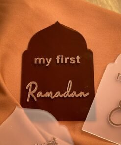 Alternative view of Ramadan acrylic